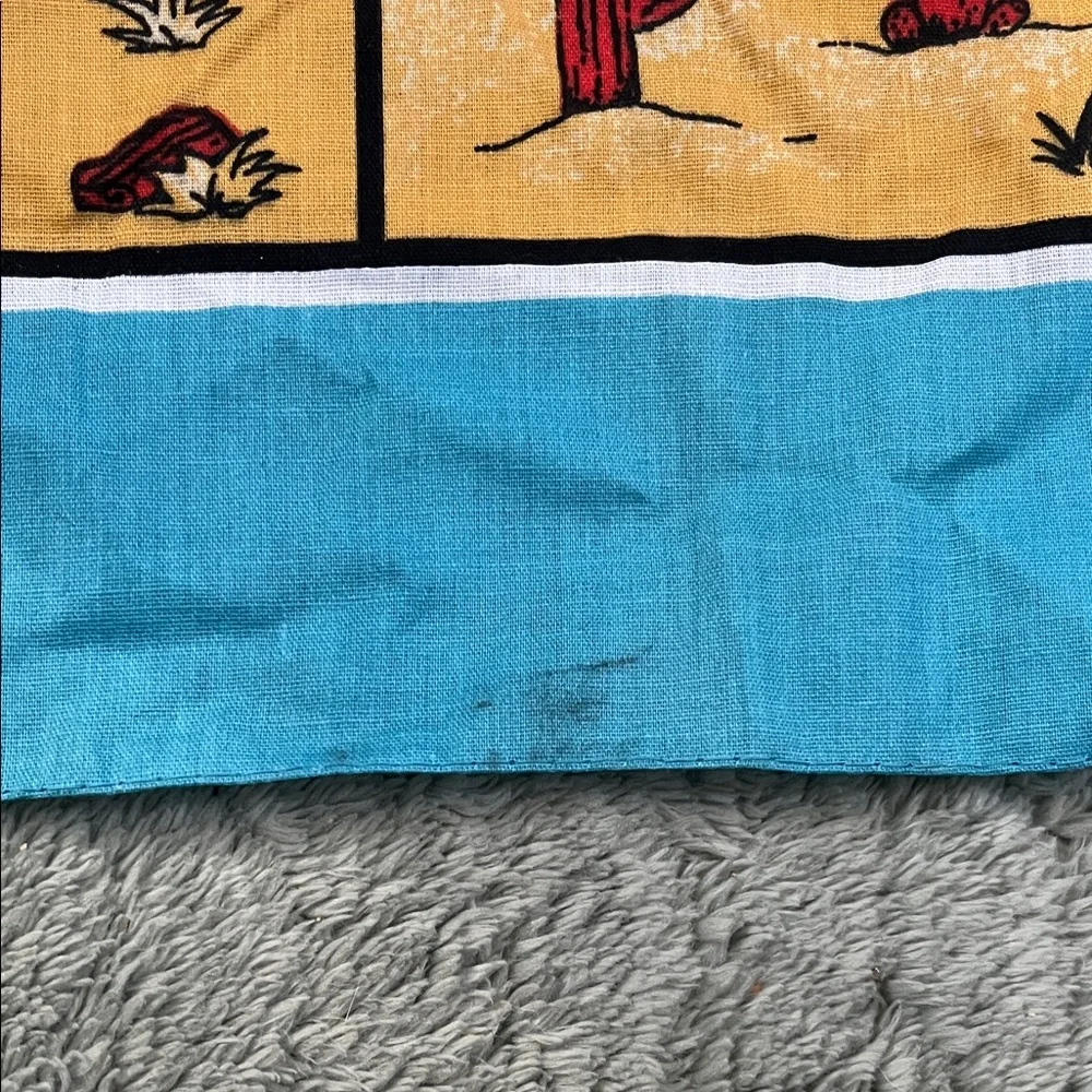 Vintage Route US 66 Map Bandana Scarf - Turquoise - Picture 2 of 11